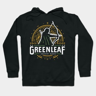 Greenleaf Archery Range - Green and Gold - Fantasy Hoodie